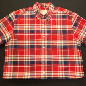⚡️FLASH Sale⏱️ Mens St John’s Bay Plaid Short Sleeves Button Down Shirt